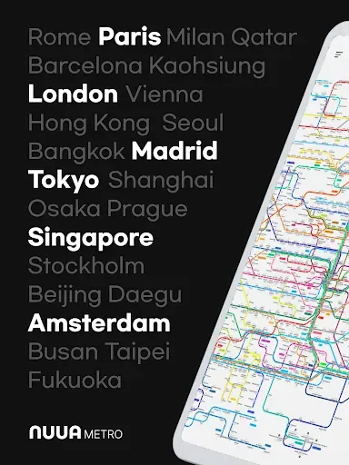 Скриншот 8 — NUUA METRO- Offline Subway Map