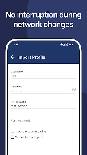 Скриншот 3 — OpenVPN Connect