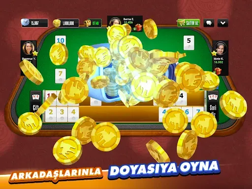 Скриншот 8 — Okey Plus - En Kalabalık Okey!