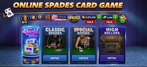 Скриншот 1 — Spades Plus - Card Game