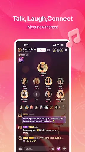Скриншот 1 — Afami-chat with friends