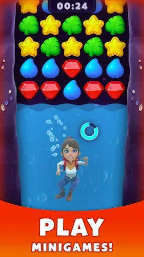 Скриншот 1 — Treasure Party: Puzzle Fun!