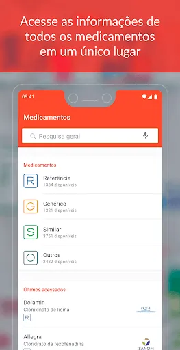 Скриншот 1 — ProDoctor Medicamentos: Bulas
