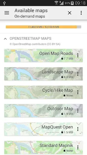 Скриншот 3 — All-In-One Offline Maps