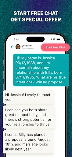 Скриншот 2 — PsychicBook - Psychic Readings