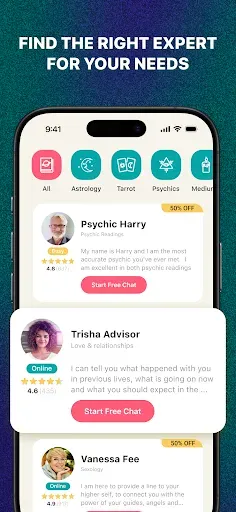 Скриншот 3 — PsychicBook - Psychic Readings