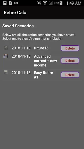 Скриншот 4 — Retirement Calculator Simulato