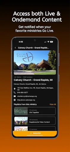 Скриншот 2 — sermon.net