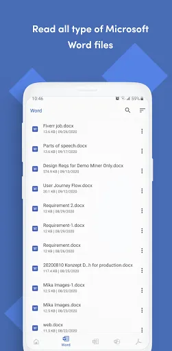 Скриншот 3 — Office Reader - PDF,Word,Excel