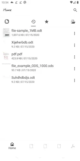 Скриншот 1 — Open Office Viewer - ODF, PDF