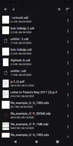 Скриншот 3 — Open Office Viewer - ODF, PDF