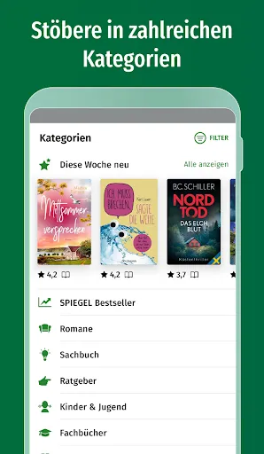 Скриншот 4 — Skoobe: Bücher lesen und hören