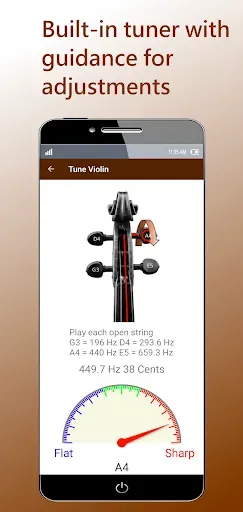 Скриншот 3 — Violin Scales Tutor