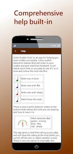 Скриншот 6 — Violin Scales Tutor