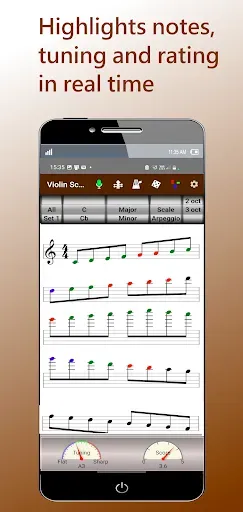 Скриншот 7 — Violin Scales Tutor