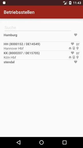 Скриншот 6 — DB Betriebsstellen