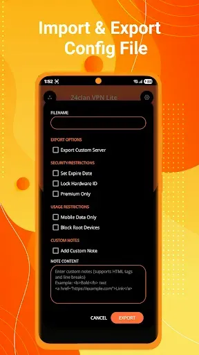 Скриншот 8 — 24clan VPN Lite SSH Gaming VPN