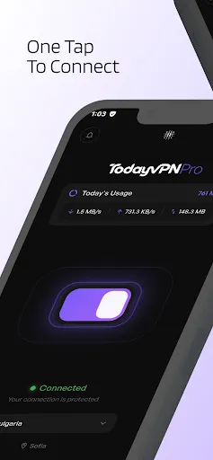 Скриншот 1 — Today VPN - Fast VPN Proxy