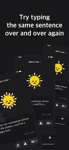 Скриншот 4 — Happy Typing - Affirmations