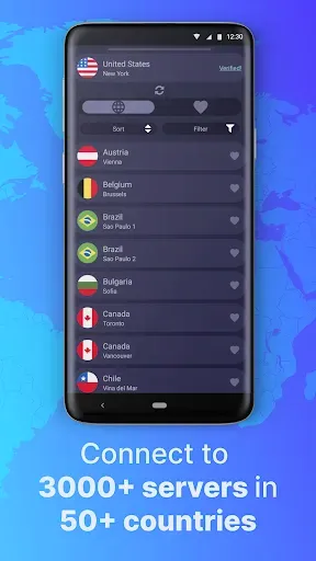Скриншот 2 — Private & Secure VPN: TorGuard