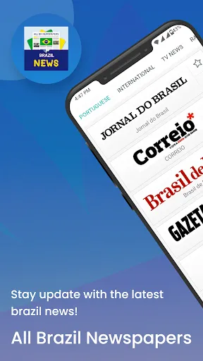 Скриншот 1 — Brazil News: All BR Newspapers