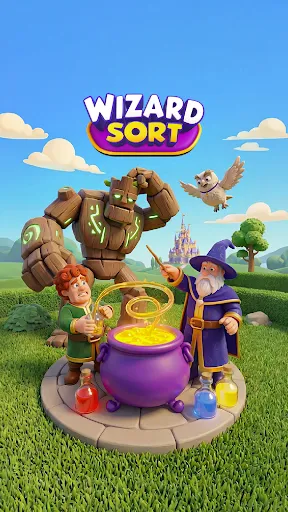 Скриншот 1 — Wizard Sort: Color Match Game