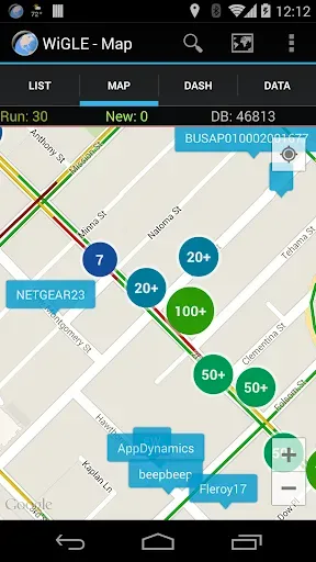 Скриншот 4 — WiGLE WiFi Wardriving