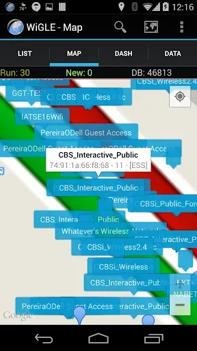 Скриншот 6 — WiGLE WiFi Wardriving