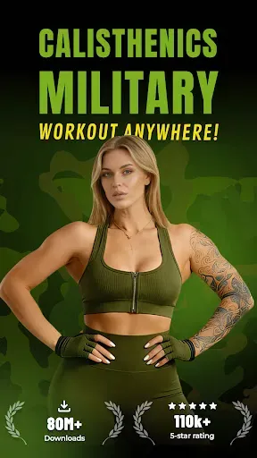 Скриншот 1 — Military Calisthenics Women