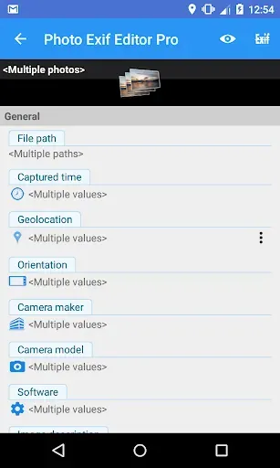 Скриншот 8 — Photo Exif Editor Pro