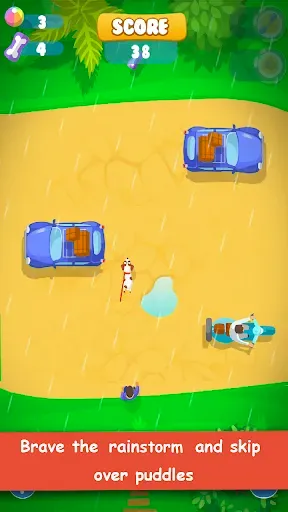 Скриншот 1 — Doggie Run : dog running game!