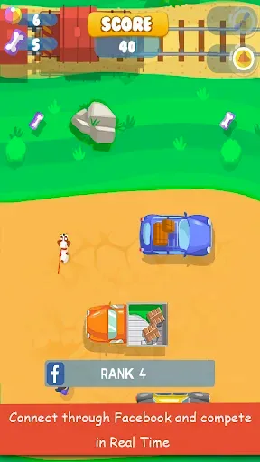 Скриншот 3 — Doggie Run : dog running game!