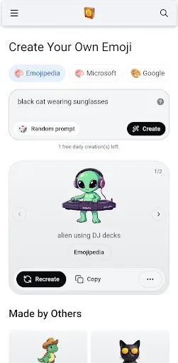Скриншот 1 — Emojipedia - Genmoji AI & More