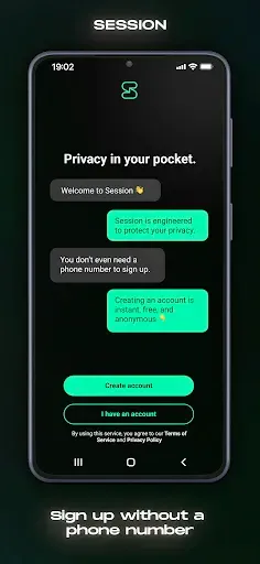 Скриншот 3 — Session - Private Messenger