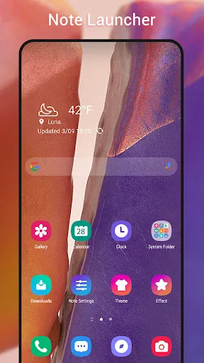 Скриншот 1 — Note Launcher: For Galaxy Note