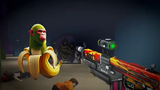 Скриншот 2 — Evade Meme Shooter in Sandbox