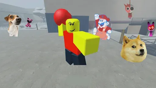 Скриншот 6 — Evade Meme Shooter in Sandbox