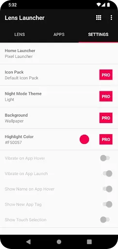 Скриншот 5 — Lens Launcher
