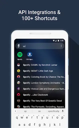 Скриншот 2 — Sesame Search & Shortcuts