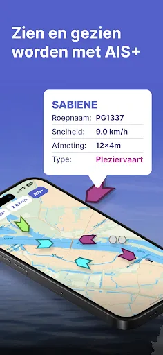 Скриншот 2 — Waterkaarten: Vaar Navigatie