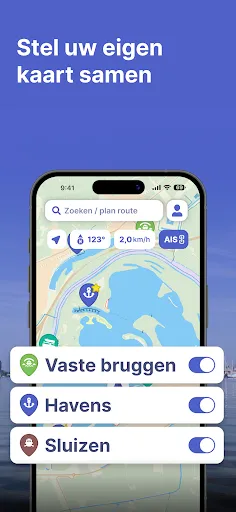 Скриншот 7 — Waterkaarten: Vaar Navigatie