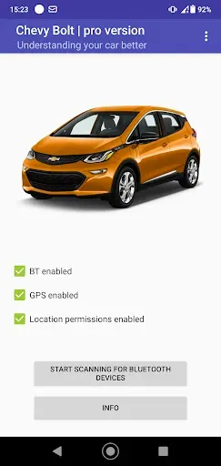 Скриншот 1 — Chevy Bolt monitor pro