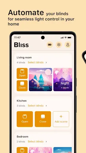 Скриншот 1 — Bliss Smart Blinds