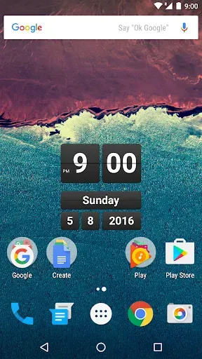 Скриншот 3 — Retro Clock Widget