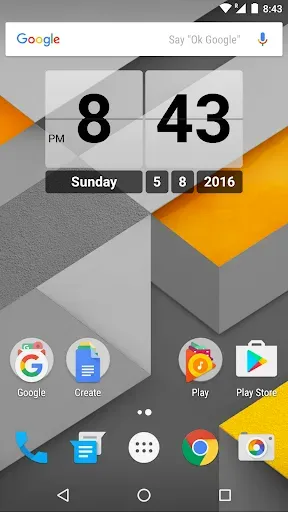 Скриншот 5 — Retro Clock Widget