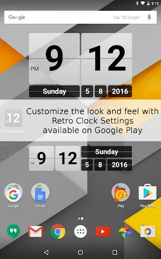 Скриншот 7 — Retro Clock Widget