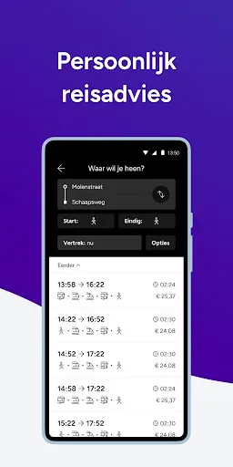 Скриншот 2 — 9292 reisplanner OV + e-ticket