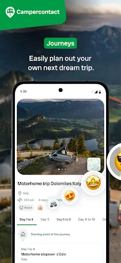 Скриншот 1 — Campercontact - Camper Van