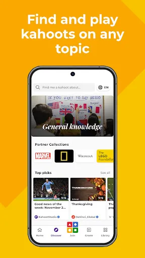 Скриншот 3 — Kahoot! Play & Create Quizzes