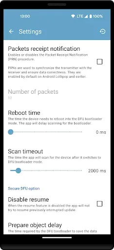 Скриншот 3 — nRF Device Firmware Update